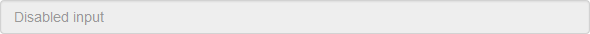 Bootstrap Disabled Inputs