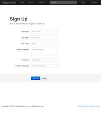 Sign Up Page Thumbnail