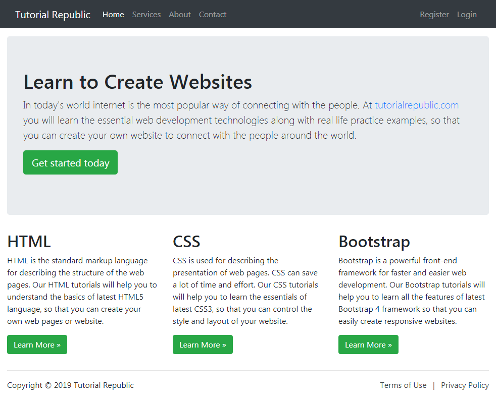 Tutorial sobre Bootstrap