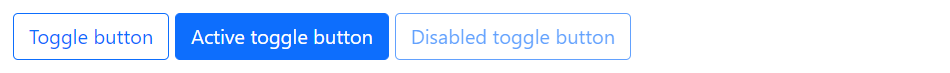 Bootstrap Single Toggle Button