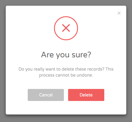 Simple Success Confirmation Popup